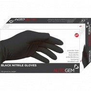 Image for Large Black Nitrile Gloves